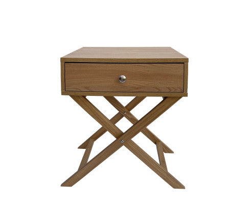Bedside Table Surry Hills Oak Storage Cabinet Bedroom Two Pack Milano Decor