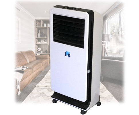 Portable Evaporative Air Cooler 3 in 1 Mist Ice Cooling Fan Humidifier 3.3L Big Bedding Australia