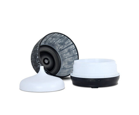 500ml Metal Essential Oil and Aroma Diffuser-Black Big Bedding Australia