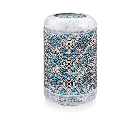 260ml Metal Essential Oil and Aroma Diffuser-Vintage White Big Bedding Australia