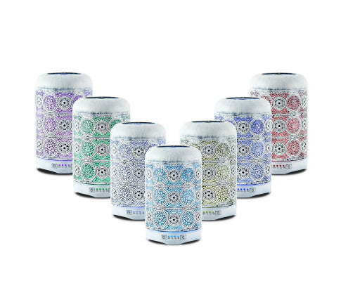 260ml Metal Essential Oil and Aroma Diffuser-Vintage White Big Bedding Australia