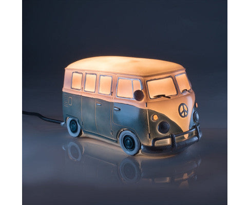 Blue Metal Look Combi Table Lamp Big Bedding Australia