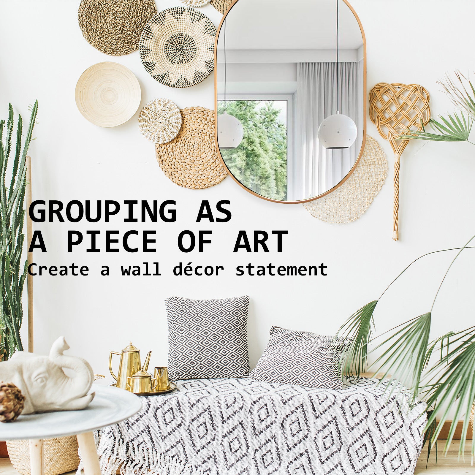 2 Set La Bella Gold Wall Mirror Oval Aluminum Frame Makeup Decor Bathroom Vanity 50x75cm Big Bedding Australia