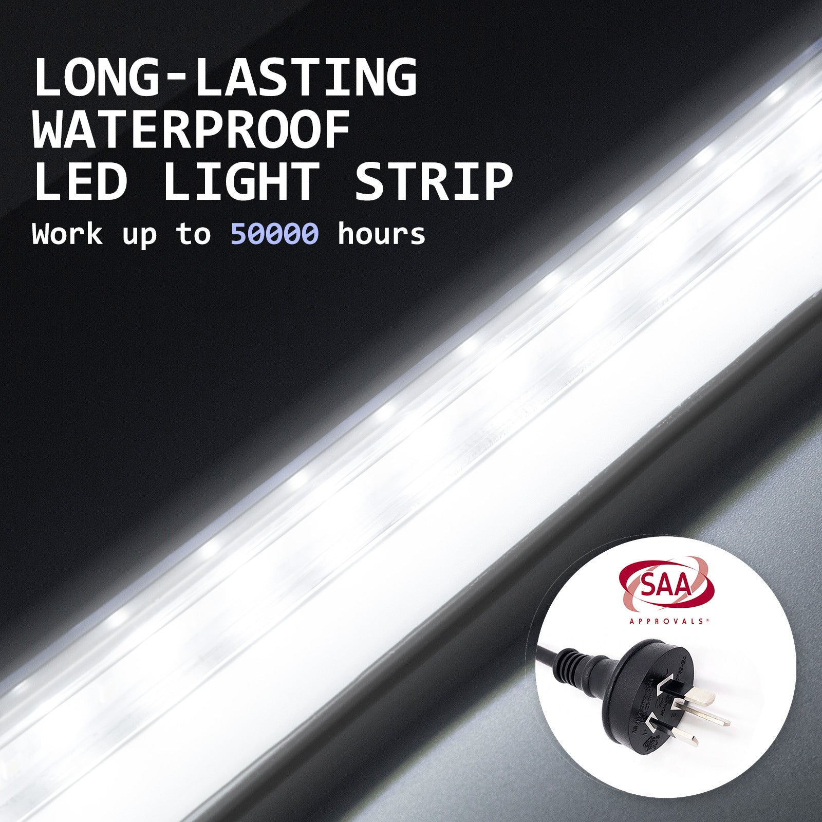 2 Set La Bella LED Wall Mirror Round Touch Anti-Fog Makeup Decor Bathroom Vanity 80cm Big Bedding Australia