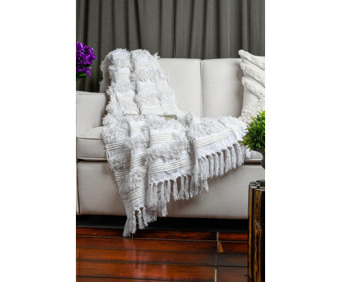 Bohemian White Throw blanket handwoven throw sofa throw Moroccan blanket throw navy blanket sofa boho decor mothers day gift Big Bedding Australia