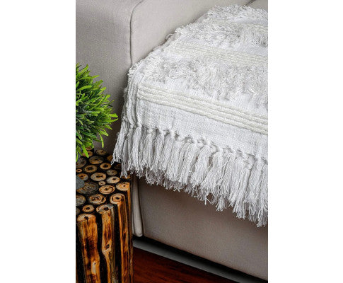 Bohemian White Throw blanket handwoven throw sofa throw Moroccan blanket throw navy blanket sofa boho decor mothers day gift Big Bedding Australia