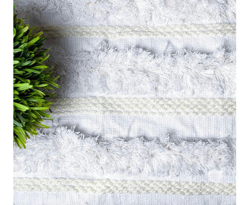 Bohemian White Throw blanket handwoven throw sofa throw Moroccan blanket throw navy blanket sofa boho decor mothers day gift Big Bedding Australia