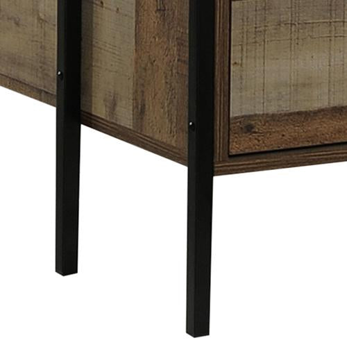 Mascot Queen Size Bed with Storage Oak Colour Melbournians Furniture