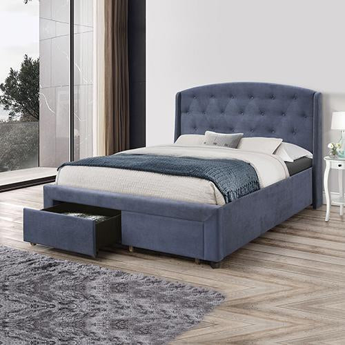 Stella Bedframe King Size Navy Blue Melbournians Furniture