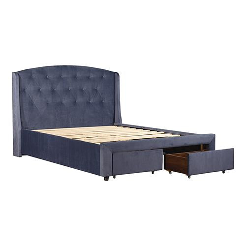 Stella Bedframe King Size Navy Blue Melbournians Furniture