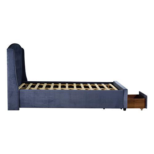 Stella Bedframe King Size Navy Blue Melbournians Furniture