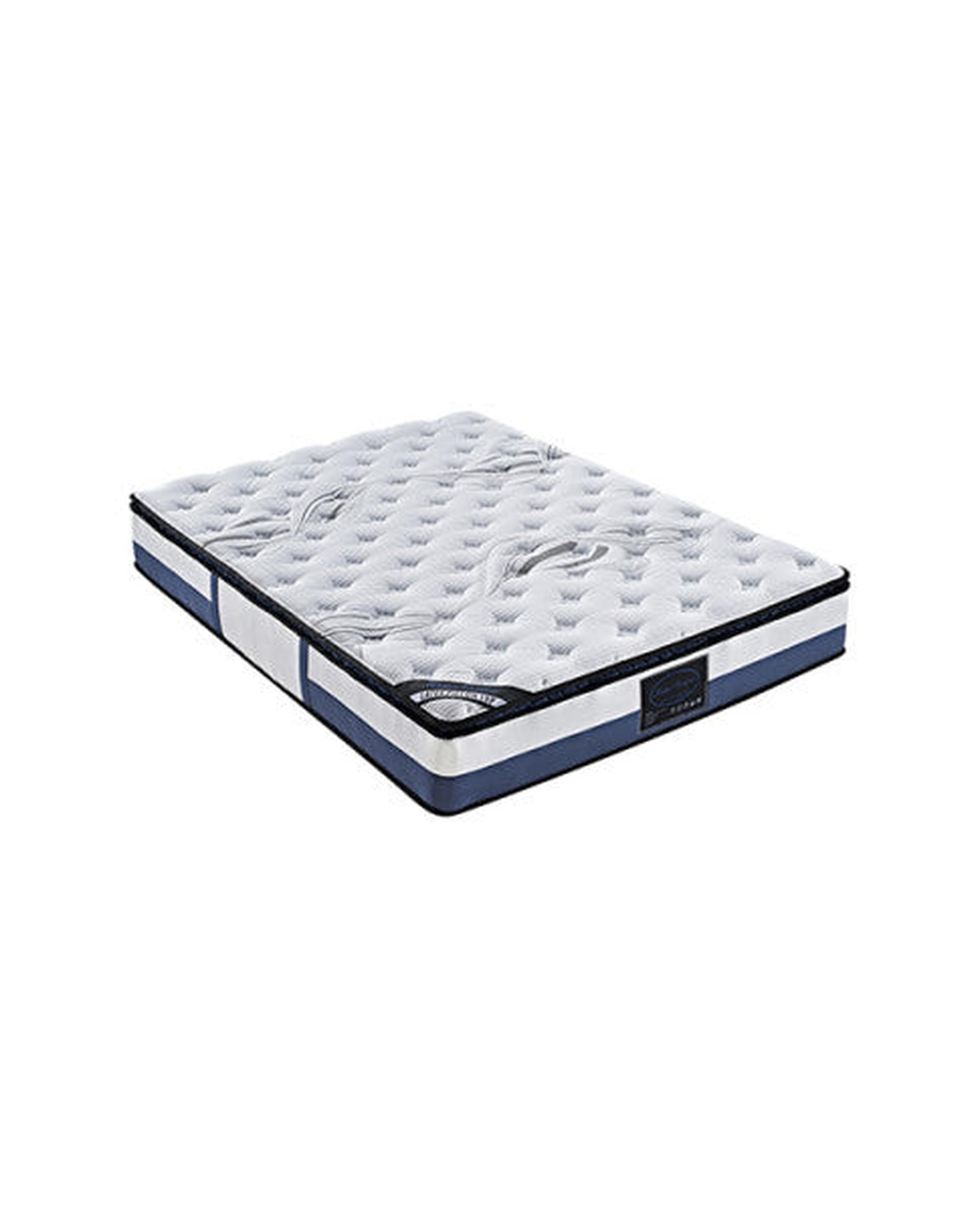 Mattress Latex Pillow Top Pocket Spring Foam Medium Firm Bed - 5 Sizes Feather Comfort