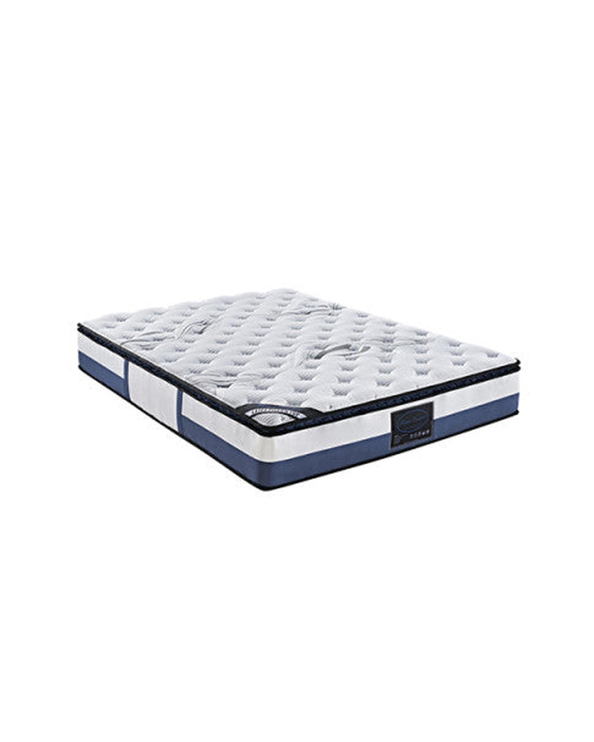 Mattress Latex Pillow Top Pocket Spring Foam Medium Firm Bed - 5 Sizes Feather Comfort