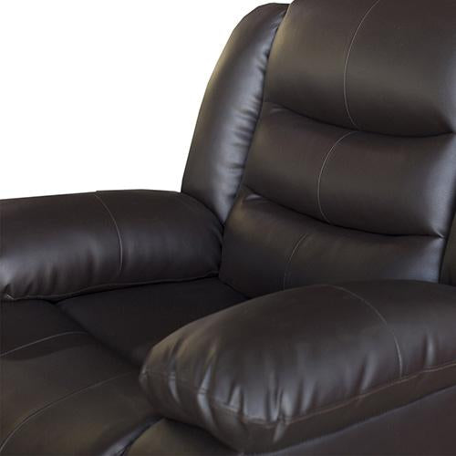 Fantasy Recliner Pu Leather 1R Brown Melbournians Furniture
