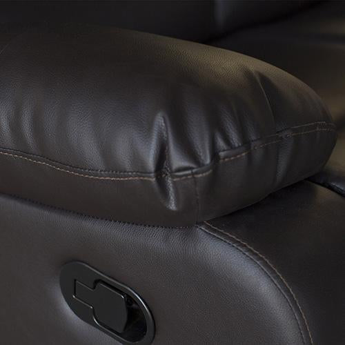 Fantasy Recliner Pu Leather 1R Brown Melbournians Furniture