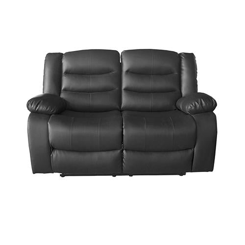 Fantasy Recliner Pu Leather 2R Black Melbournians Furniture
