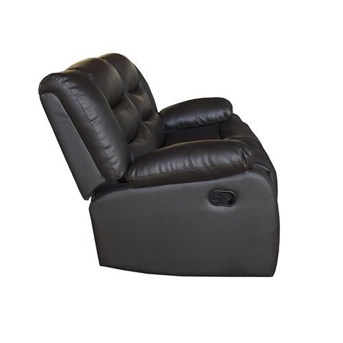 Fantasy Recliner Pu Leather 2R Brown Melbournians Furniture