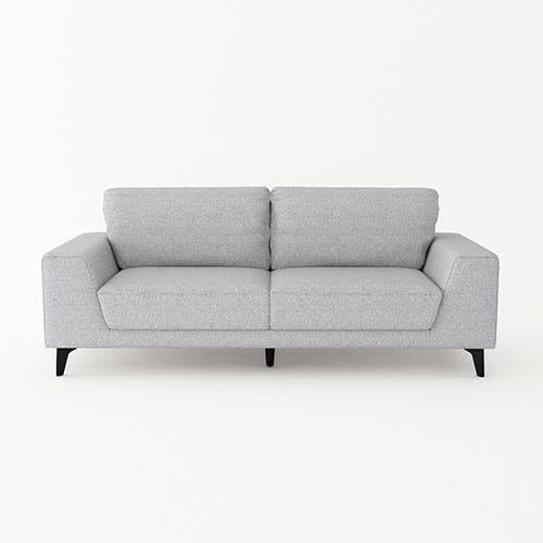 Hopper 3 Seater Fabric Sofa Light Grey Colour Melbournians Furniture