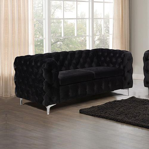 Jacques 2 Seater Black Colour Melbournians Furniture