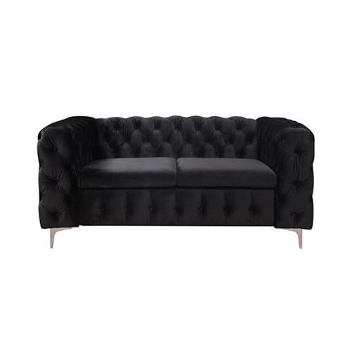Jacques 2 Seater Black Colour Melbournians Furniture
