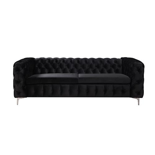 Jacques 3 Seater Black Colour Melbournians Furniture