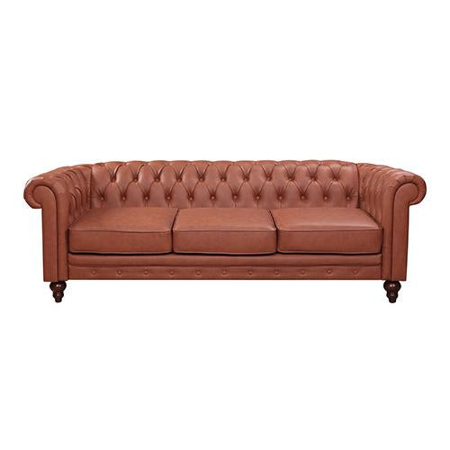 Madeline 3 Seater Brown Melbournians Furniture