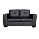 Nikki Sofa Black Colour 2 Seater PU Leather Melbournians Furniture