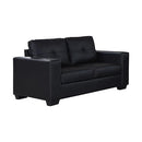 Nikki Sofa Black Colour 2 Seater PU Leather Melbournians Furniture