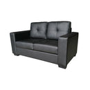 Nikki Sofa Black Colour 2 Seater PU Leather Melbournians Furniture
