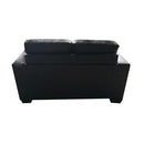 Nikki Sofa Black Colour 2 Seater PU Leather Melbournians Furniture