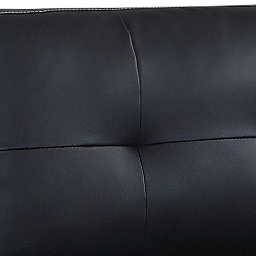 Nikki Sofa Black Colour 2 Seater PU Leather Melbournians Furniture