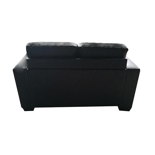 Nikki Sofa Black Colour 3 Seater PU Leather Melbournians Furniture