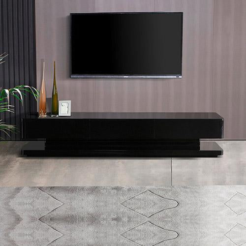 Suprilla TV Cabinet Black Colour Melbournians Furniture