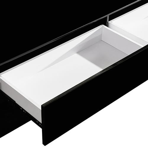 Suprilla TV Cabinet Black Colour Melbournians Furniture