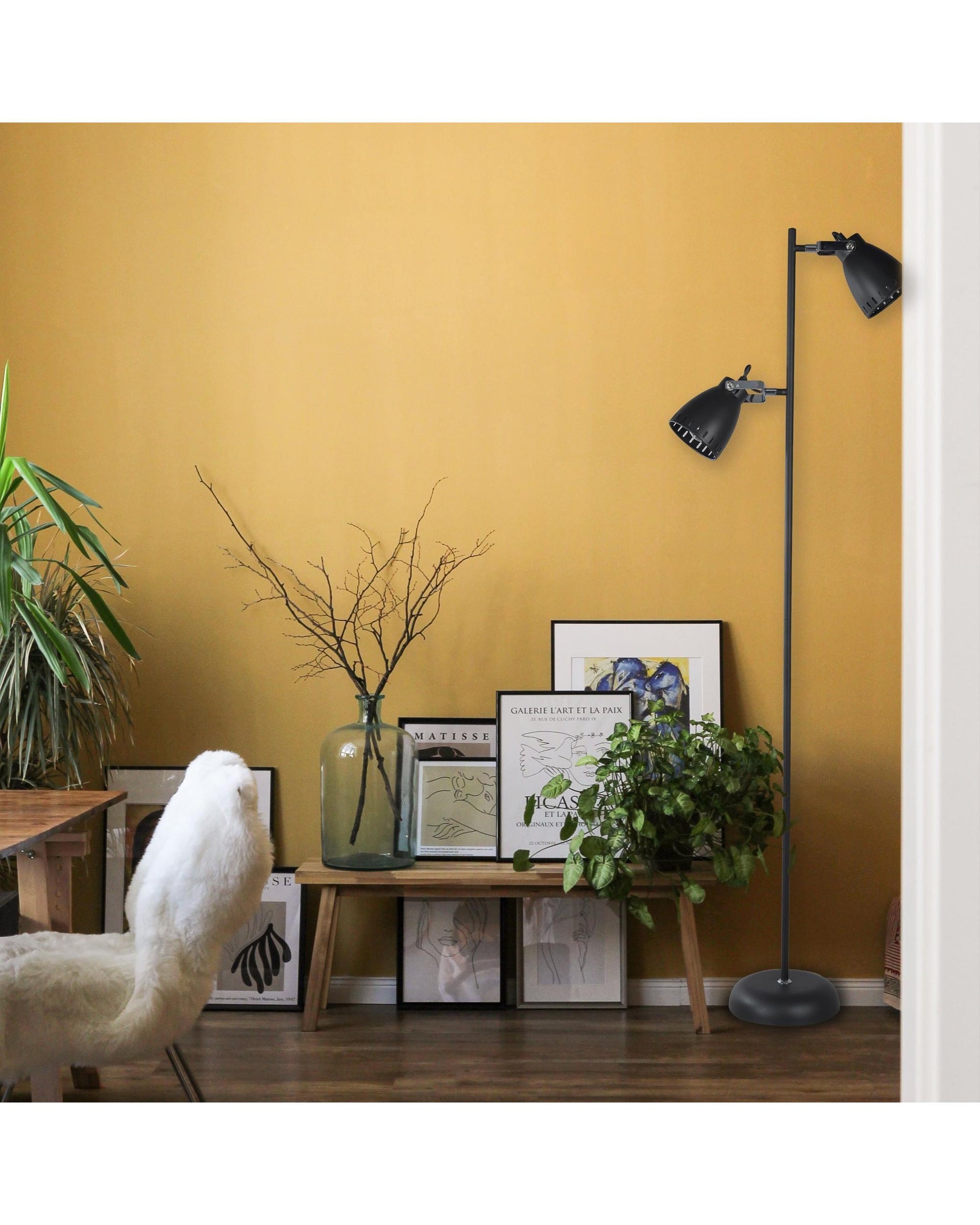 Audrey Floor Lamp - Black Big Bedding Australia