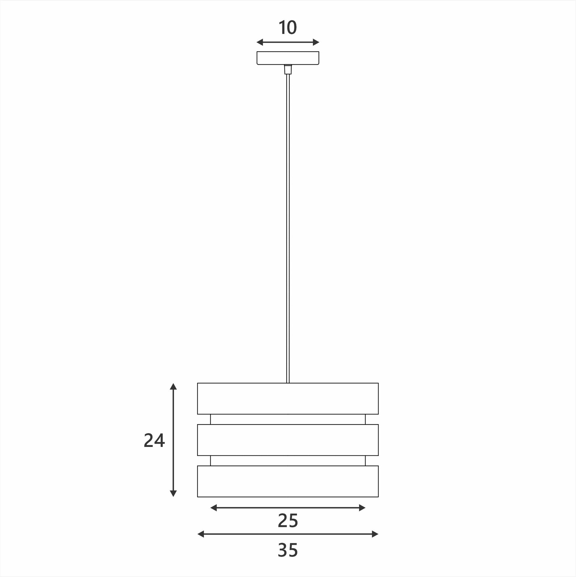 Trio Pendant Light - White Lexi Lighting