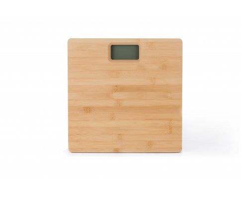 180KG Bamboo Natural Personal Digital Bathroom Scale Big Bedding Australia