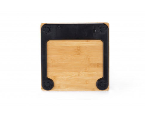 180KG Bamboo Natural Personal Digital Bathroom Scale Big Bedding Australia