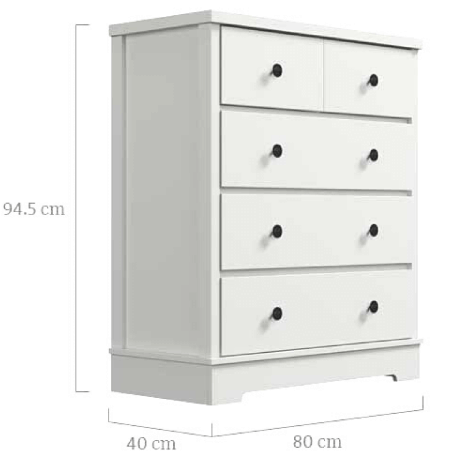 Margaux White Coastal Style Chest of Drawers Tallboy Big Bedding Australia