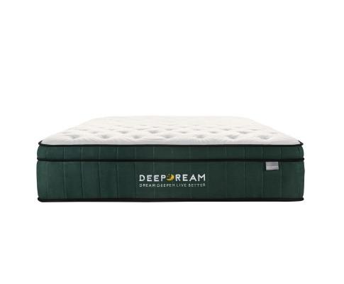 Deep Dream Green Tea Cool Gel Memory Foam Mattress 36cm 5 Zone Deep Dream