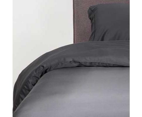 Organic Bamboo Duvet Cover Set A - Charcoal Big Bedding Australia