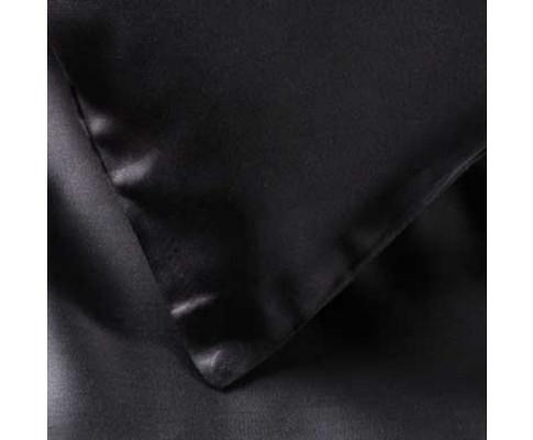 Organic Bamboo Duvet Cover Set A - Charcoal Big Bedding Australia