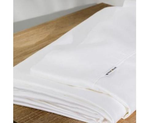 100% Organic Bamboo Flat Sheet A White Big Bedding Australia