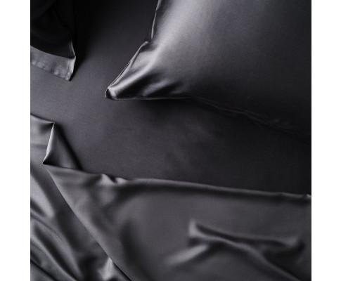 100% Organic Bamboo Fitted Sheet Set A Charcoal Deep Dream