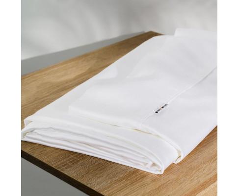 100% Organic Bamboo Fitted Sheet Set A White Deep Dream