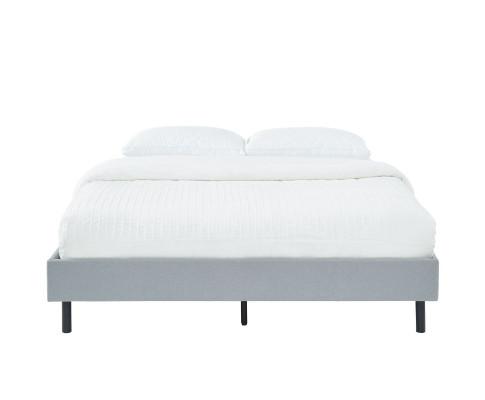 Modern Minimalist Stone Grey Bed Base Frame Big Bedding Australia