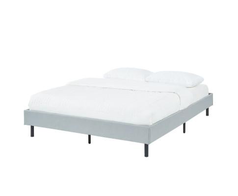 Modern Minimalist Stone Grey Bed Base Frame Big Bedding Australia