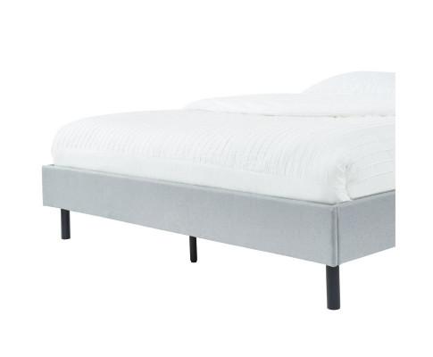 Modern Minimalist Stone Grey Bed Base Frame Big Bedding Australia