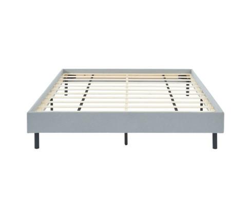 Modern Minimalist Stone Grey Bed Base Frame Big Bedding Australia