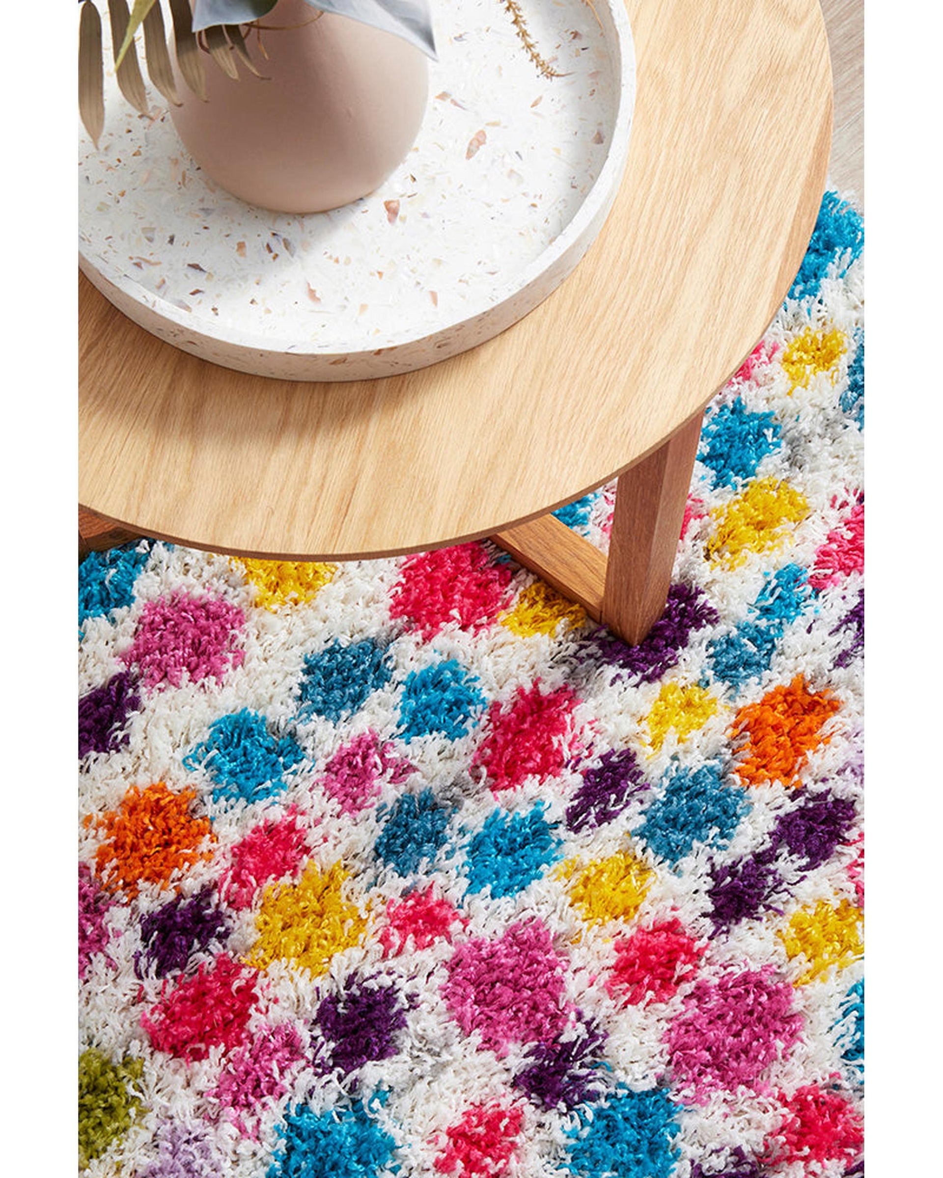 Vegas Dot Multi Rug RUG CULTURE